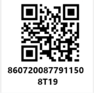 网关上的二维码示例